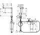 Смеситель Hansgrohe Aqittura M91 76804670 для кухни с подключением к фильтру