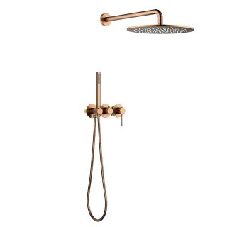 Душевой комплект Timo Saona SX-2359/19SM с термостатом розовое золото