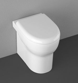 Приставной унитаз Isvea Absolute 10AB10002SV безободковый крышка микролифт белый