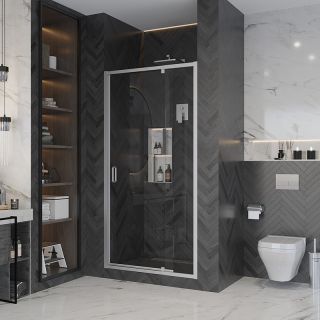 Душевая дверь Ambassador Elysium 111021102KX 80см хром/прозрачное