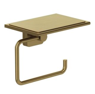 Держатель туалетной бумаги Kludi Vela S 25971N0 брашированное золото