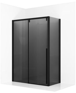 Душевой уголок Ambassador Intense 110022203IBB-100IBB 140x100см чёрный/тонированное