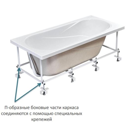 Монтажный комплект к акриловой ванне Santek Монако 150х70, Тенерифе 150x70 1WH112424