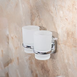 Стакан для зубных щёток A6021 двойной хром