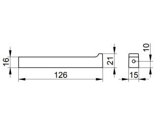 Держатель для запасного рулона туалетной бумаги Keuco Edition 11163030000 бронза шлифованная
