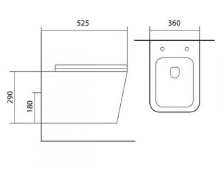 Комплект SET AQUATEK ЛИБРА N-14: рама Aquatek Standard INS-0000014 унитаз Либра New AQ0530N-00 с тонким сиденьем soft-close