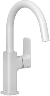 Смеситель для раковины Kludi Renon 420285375 белый матовый