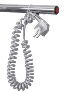 Полотенцесушитель электрический Domoterm DMT 107-25 60x60 EK R хром