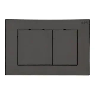 Клавиша смыва Black&White Universe 09530SL оружейная сталь матовая