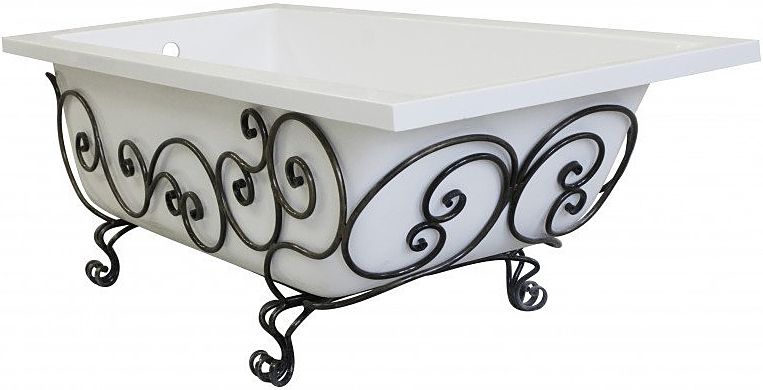 Кованая подставка для ванны Эстет Дельта 150 ФР-00001215 патина