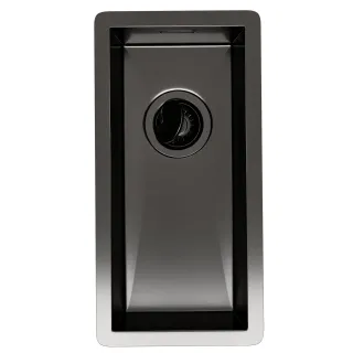 Мойка кухонная Reflexion Como 22-BL  RX2022BL оружейная сталь