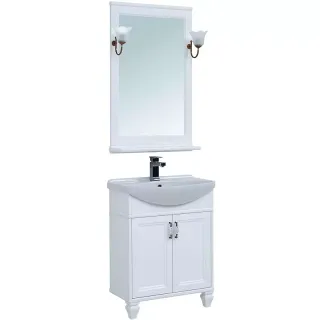 Зеркало Aquanet Валенса 238828 65 см белый матовый