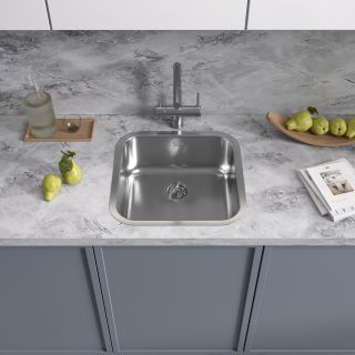 Мойка кухонная Reflexion Orta 44-SS RX2444SS полированная сталь