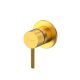 Внешняя часть смесителя на 1 потребитель WHITECROSS 2-Y1241GLB брашированное золото