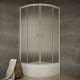 Душевой уголок Triton Лайт Щ0000061789 100x100 см профиль белый стекло с узором