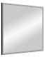 Зеркало с подсветкой Continent Frame Black ЗЛП1175 с сенсорным выключателем 80см чёрный
