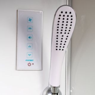 Душевая кабина Deto L 902 L с электрикой  120х80х215 см