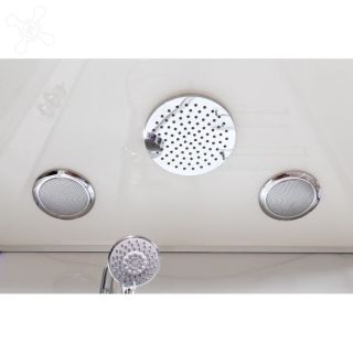 Душевая кабина Deto А09 LED и гидромассажем 90х90х220 см