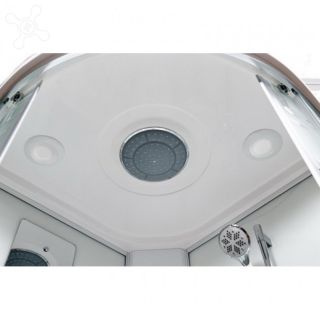 Душевая кабина Deto ЕМ2710 N с гидромассажем (гм.) 100х100х210 см