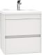 Подвесная тумба под раковину Art&Max Family 50см белый глянцевый Family-500-2C-SO-BL