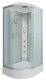 Душевая кабина Niagara NG-33084-14RG с гидромассажем 100x80см серебро/матовое