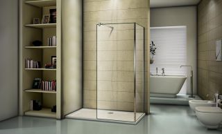 Душевая перегородка Good door WALK IN SP+P-100-C-В