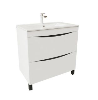 Тумба с раковиной IDDIS Cloud 80см белый CLO80WFi95