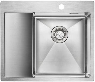 Мойка кухонная Paulmark Alster PM825951-BSR правая брашированная нержавеющая сталь