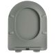 Крышка-сиденье Sintesi SIN-CT-151GM дюропласт микролифт серый матовый