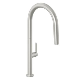 Смеситель для кухни Kludi Aurea 55852N575 с выдвижным изливом брашированный никель