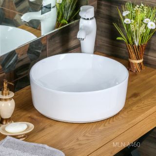 Накладная раковина Melana A460-803 41см белый