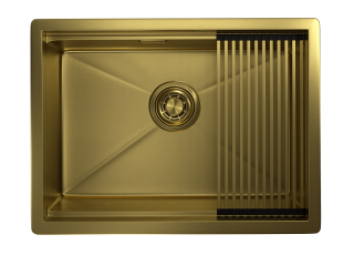 Мойка кухонная Granula 6045U, ЗОЛОТО САТИН