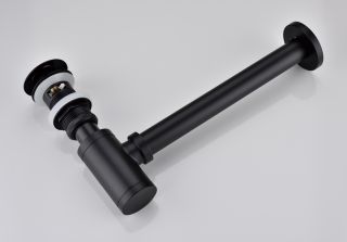 Сифон для раковины Boheme чёрный 609-B