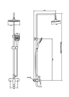 Душевая стойка SSWW FT13135