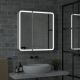 Зеркало-шкаф Reflexion Circle 80 RF2110SR с подсветкой 80х80