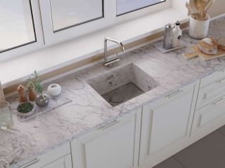 Смеситель для кухни Omoikiri Mori для установки под окно хром