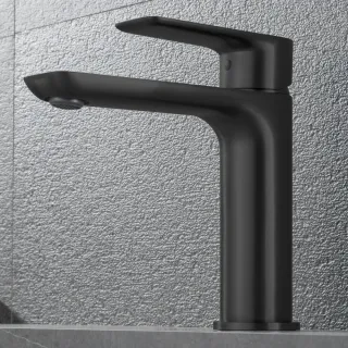 Смеситель для раковины Black&White Universe 8301BUK чёрный матовый