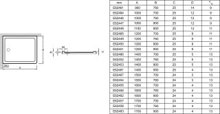 Душевой поддон Jacob Delafon FLIGHT E62447-00 100*80