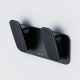 Двойной крючок для полотенец Am.Pm Inspire 2.0 чёрный матовый A50A35622