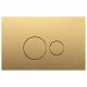 Кнопка смыва Boheme 668-MG золото матовое