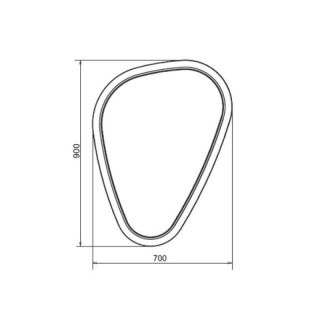 Зеркало  Comforty  00-00014342 70 см