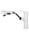 Смеситель для раковины Wonzon & Woghand WW-A40862-MW с выдвижным изливом белый матовый
