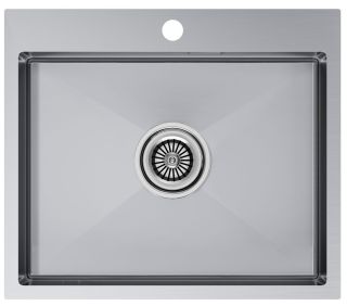 Мойка кухонная Paulmark Kroner PM215951-BS брашированная нержавеющая сталь