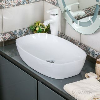 Накладная раковина Melana A500A-805 60см белый