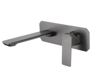 Встраиваемый смеситель для раковины Wonzon & Woghand Diamond WW-88869011-BGM тёмный графит