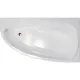 Акриловая ванна 1ACReal Мадрид Щ0000045643 левая обрезанная 150x95 см белый