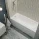 Акриловая ванна 1ACReal Тори Щ0000044549 150x70 см на Х-каркасе белый