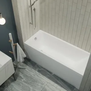 Акриловая ванна 1ACReal Тори Щ0000044551 170x70 см на Х-каркасе белый