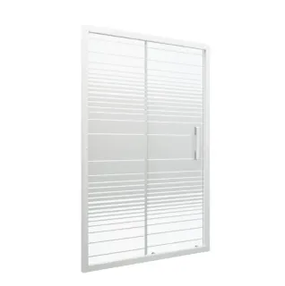 Душевая дверь Triton Слайд Щ0000038520 120 см профиль белый стекло прозрачное с узором