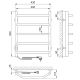Полотенцесушитель электрический Laris Виктория 73207636 левый П5 40x50см хром